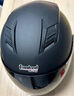 坦克摩托车头盔3C四分之三盔T536四季防风B.Duck电动车安全帽男女 亮光黑色【经典】【彩色镜片+透明镜片】 XL（建议头围58-60cm） 实拍图