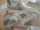 新百伦品牌运动鞋子男女鞋休闲轻便春秋网旅游情侣复古N字574百搭跑步鞋 米灰藏青n574  升级版 41 实拍图