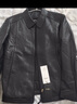 杉杉【头层绵羊皮】皮衣男四季款商务休闲上衣翻领挺括真皮夹克外套男 黑色(翻领款)-拍大一码 L 175/92A(50) 实拍图