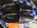 乔治蜥蜴 男士皮鞋男鞋四季款皮鞋大码正装鞋透气商务休闲爸爸鞋子 黑色单里1720 45 实拍图