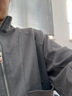对白时尚通勤运动卫衣两件套女2025秋装新款外套直筒长裤休闲套装 深灰色 XL 实拍图