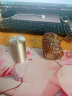 哲明（ZheMing） 螺旋口茶叶罐 锤纹锡罐便携密封纯锡手工茶具茶罐 锤纹-螺旋口（大号）-含保护袋 实拍图