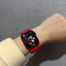 Apple Watch Series 8 智能手表GPS + 蜂窝款41毫米红色铝金属表壳红色运动型表带 MNJ33CH/A 实拍图