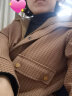 迪菲丽格（Diffie Rieger）欧美时尚卡其色连帽外套女冬季2022新款休闲宽松小个子上衣短外套 图片色 M（9月30日前发货） 晒单实拍图