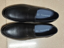 蜘蛛王男鞋休闲皮鞋男正装真皮工作鞋男士商务春夏季镂空软底爸爸凉皮鞋 黑色 44 (270mm) 实拍图
