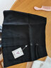 欧贝汐新款春夏秋冬季韩版高腰学生不规则短裙半身裙女百搭a字裙子女士 黑色 L 实拍图
