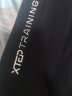 特步（XTEP）【门店同款】运动七分裤女夏弹力透气速干运动冰丝裤977228800194 正黑色 XL 晒单实拍图