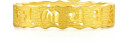 周生生 黄金戒指六字大明咒镂空金戒指情侣结婚对戒83215R计价 12圈 - 2.84克(含工费240元) 实拍图