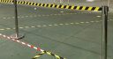 百舸 隔离带伸缩带 一米线栏杆 警示警戒线围栏道路护栏 不锈钢2m线黄黑 实拍图