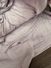 猫人防螨抑菌纯棉女士睡衣女月子服孕妇可哺乳家居服带胸垫紫色2XL 实拍图