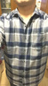 杉杉纯棉格子长袖衬衫男士衬衫男中年衬衣 6207 41 实拍图