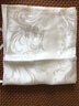 百年六合19姆米真丝枕巾100%桑蚕丝丝绸提花纯色枕头巾50x80单只价可定制 白雚同心 80cm*50cm 实拍图