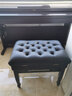哈罗德（HARRODSER）钢琴凳子单人双人可升降带书箱实木烤漆通用儿童古筝凳电钢琴凳子 单人书箱升降琴凳（加厚凳面款） 实拍图