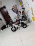 BAOLEJUN【双向推行】儿童三轮车脚踏车小孩宝宝幼儿童车1-6岁轻便手推车 彩格【双向推行】钛空轮+音乐 实拍图