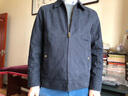 JEEP SPIRIT吉普休闲夹克外套男士春秋季休闲纯棉舒适中青年上衣茄克衫7229 黑兰7229 L码建议140-155斤 实拍图