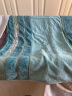金号 素色绣花 纯棉枕巾 柔软透气单人枕巾 2条装 蓝色 50*80cm 实拍图