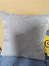 绚梦抱枕靠垫仿棉麻风格简约家用沙发抱枕靠垫办公室座椅汽车腰靠 流星灰抱枕（含芯） 45*45CM 实拍图