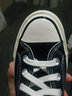 匡威（Converse）秋冬季鞋女鞋1970sAllStar情侣鞋三星标休闲鞋板鞋帆布鞋162050C 162050C 1970S黑色高帮/主推款 36 实拍图