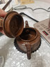 瑞飘茶壶大号泡茶壶大容量半手工单壶陶瓷家用茶具茶杯套装 麒麟壶 紫 实拍图