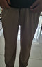 真维斯（Jeanswest）凉感休闲裤男装夏季薄款松紧腰透气显瘦九分裤JR 卡其2970 3XL 实拍图