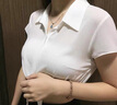 ZDZSH999银项链女小众送女友妈妈唯美轻奢吊坠女士情人节生日新年礼物 柔情似水银项链【蓝钻】 实拍图
