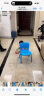 华恺之星 塑料凳 家用小板凳换鞋凳子 宝宝餐椅学习椅靠背椅子 HK5601浅蓝 实拍图