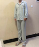 另约德绒睡衣男款秋冬季2026新款春秋冬天薄绒加厚保暖宽松家居服套装 21507QH 纯色黑边 浅灰 XL 实拍图