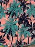 GUZESHA沙滩裤可下水宽松速干五分泡温泉内衬防尴尬情侣海边度假居家短裤 粉色椰树（带内网） XL 实拍图