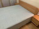 全友家居 实木床 北欧简约卧室双人床 北美进口橡木板式床DW1021 晒单实拍图