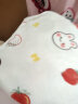 LTKITTYKIDS新生婴儿包单纯棉春秋冬加厚款包巾兔年初生宝宝产房抱被裹布 草莓兔 实拍图