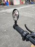 ROGTYO自行车后视镜电动电瓶车宽视野凸面倒车反光镜骑行通用后视镜圆镜 大号【8cm镜面】一只 实拍图