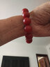 彩荷云南保山红色手串柿子红手串男女款石英岩处理 16mm手串 实拍图