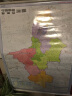 宁夏地图挂图 约1.1*0.8m挂绳挂图 防水防潮 全省政区交通 实拍图