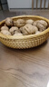 越南手工藤编水果篮竹编收纳筐托盘客厅家用馒头筐圆形客厅水果盘 圆形水果篮中号23*9cm 实拍图