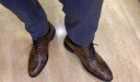 REGAL丽格商务正装鞋三接头皮鞋牛津皮鞋男士皮鞋婚鞋固特异皮鞋男T29B BJP(黑色) 42 实拍图