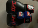 UFC 泰击手套泰拳自由搏击MMA训练成人儿童初学者练习拳套打沙袋拳套 UFC经典黑红白配色 12OZ 实拍图