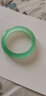 春龙玉手镯女款浅绿玉镯石英岩玉石手镯玉处理镯子送妈妈女友生日礼物 56mm 默认 实拍图