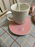 麦卓（MAKE JOY） 55度暖暖杯养生杯恒温杯垫自保温底座热牛奶加热器家用电热水杯养生杯生日礼物 粉色（单杯垫） 0L 实拍图