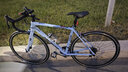 美利达（MERIDA）SHADOW幻影6  公路自行车  20速 培林花鼓 一体牙盘 平天青蓝/平静灰蓝 700*50CM(建议身高170-180CM) 实拍图