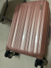 莎米特拉杆箱女20英寸登机箱PC材质旅行箱行李箱PC154拉杆箱 镜面玫瑰金 实拍图