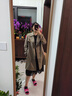 百图betu女装春季新款风衣英伦复古修身翻领中长款风衣女2401T50 燕麦色 L 实拍图