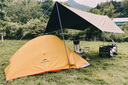 Naturehike挪客云尚升级款户外超轻徒步登山帐篷1人2-3人防雨水露营轻量双层 2人/蜂蜡橙/210T 实拍图