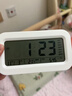 钟小白多功能闹钟学生专用起床神器儿童床头大音量智能夜光电子时钟桌面 象牙白-电池款【超大音量+夜光】 实拍图