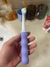 babycare儿童电动牙刷成长型1-6-12岁宝宝牙刷充电式全自动软毛刷 鸢尾紫 实拍图