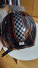 BELL经典复古3/4头盔Custom500四季碳纤维摩托车机车头盔骑行通风透气 Custom500-格子黑金 XXL码(适合59-61cm头围) 实拍图