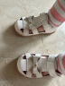 江博士学步鞋 夏季女童学步凉鞋蝴蝶结包头儿童凉鞋B14242W026米色 24 晒单实拍图