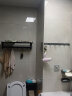 卡贝（cobbe）卫生间置物架浴室挂件免打孔毛巾架黑色太空铝浴巾架卫浴挂件套装 实拍图