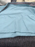 南极人（Nanjiren）纯色磨毛被套150x200cm单双人被罩200x230cm学生被套单件被褥全套 浅蓝+浅灰【亲肤透气可裸睡】 180*220cm单被套 实拍图
