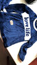 缤棉睡衣女秋冬季加厚法兰绒女士长袖长袖套装冬天保暖珊瑚绒韩版少女士学生休闲可外穿家居服 蓝色字母绒 L（100-120斤） 实拍图