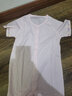 优奇婴儿衣服夏季薄款纯棉短袖连体衣新生儿衣服男女宝宝睡衣哈衣爬服 短袖【荆粉】闭档 90cm 实拍图